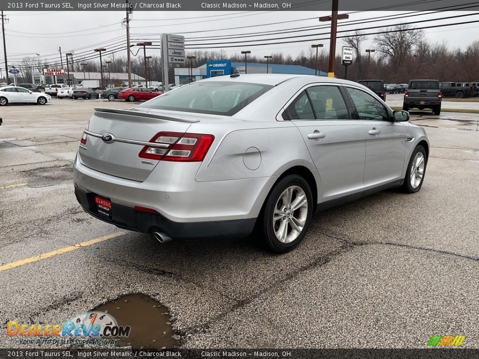 2013 Ford Taurus SEL Ingot Silver Metallic / Charcoal Black Photo #9