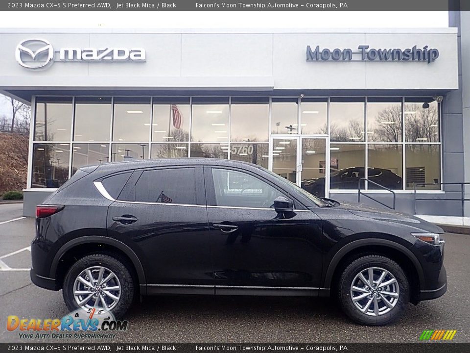 2023 Mazda CX-5 S Preferred AWD Jet Black Mica / Black Photo #1