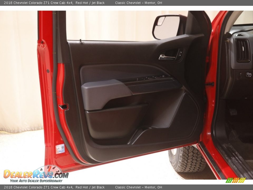 2018 Chevrolet Colorado Z71 Crew Cab 4x4 Red Hot / Jet Black Photo #4