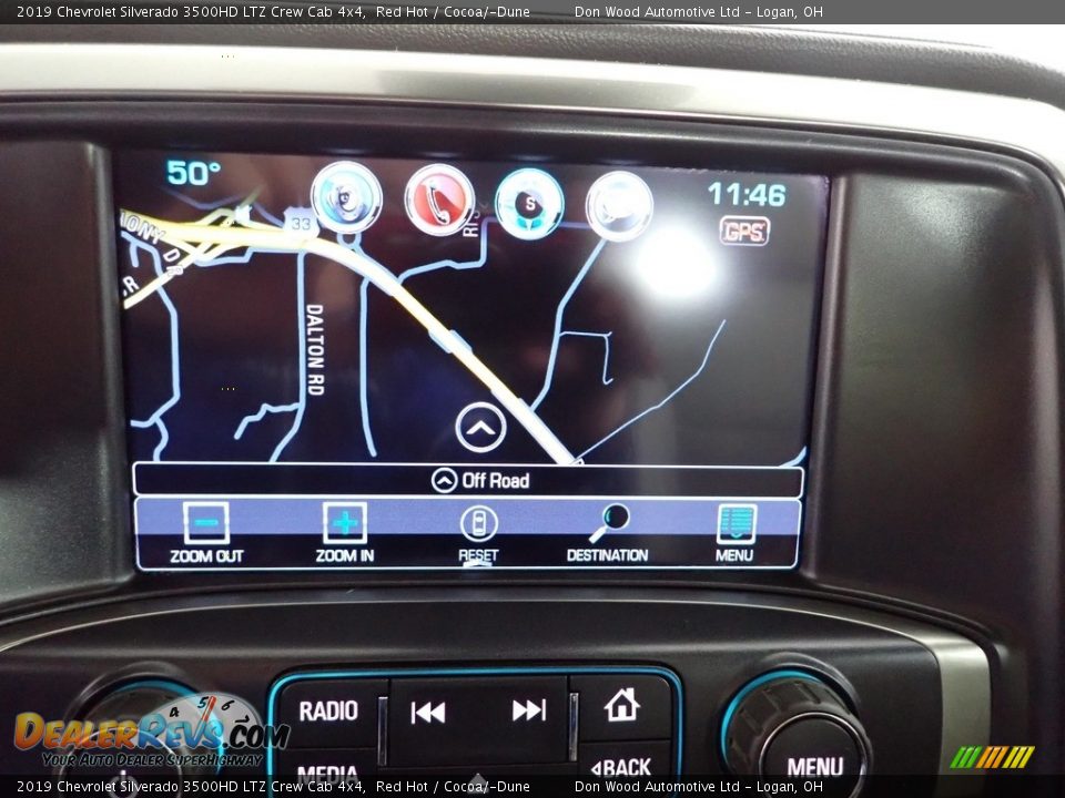 2019 Chevrolet Silverado 3500HD LTZ Crew Cab 4x4 Red Hot / Cocoa/­Dune Photo #4