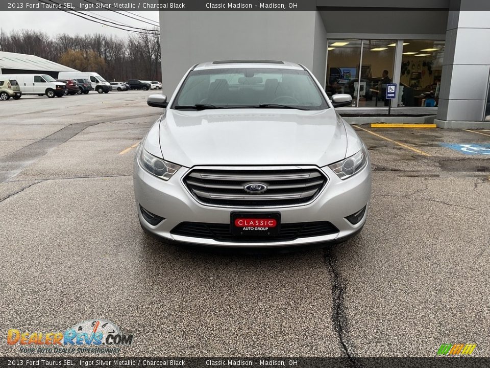 2013 Ford Taurus SEL Ingot Silver Metallic / Charcoal Black Photo #11