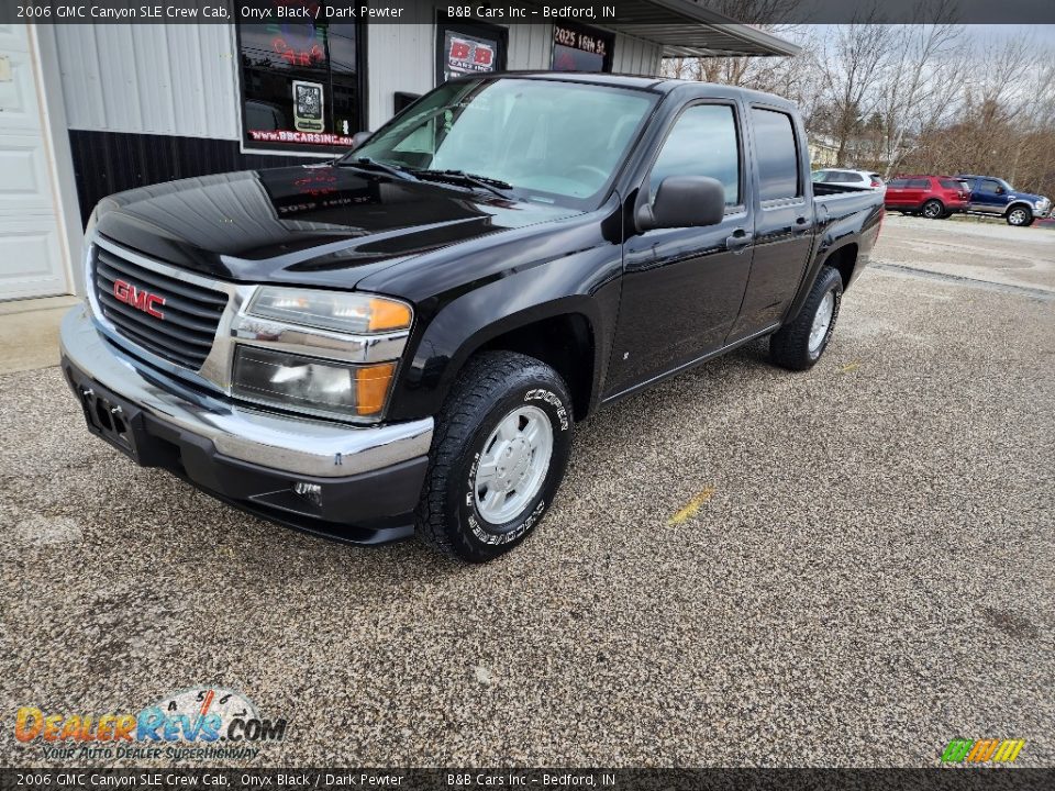 2006 GMC Canyon SLE Crew Cab Onyx Black / Dark Pewter Photo #2