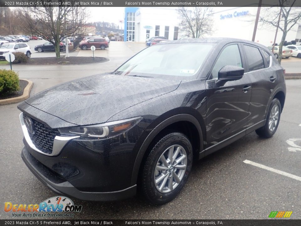 2023 Mazda CX-5 S Preferred AWD Jet Black Mica / Black Photo #7