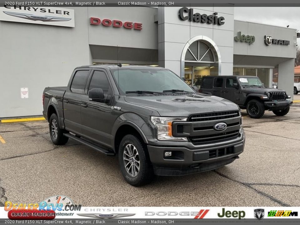 2020 Ford F150 XLT SuperCrew 4x4 Magnetic / Black Photo #1