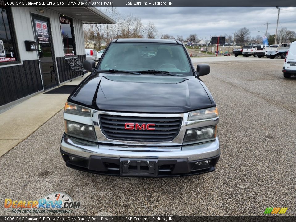 2006 GMC Canyon SLE Crew Cab Onyx Black / Dark Pewter Photo #3