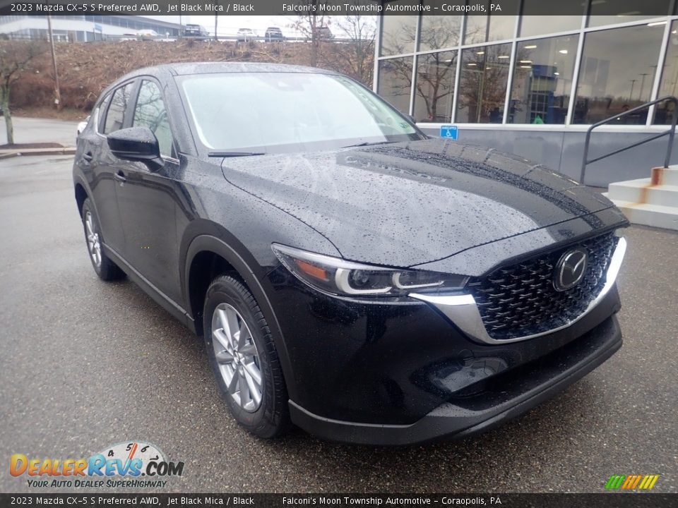 2023 Mazda CX-5 S Preferred AWD Jet Black Mica / Black Photo #9