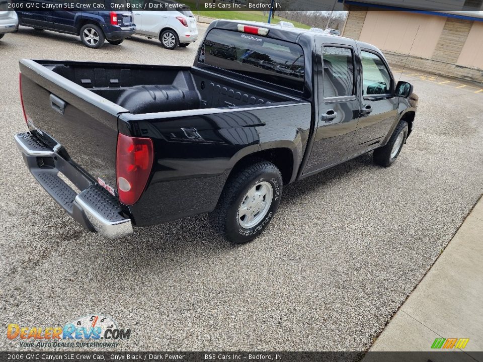 2006 GMC Canyon SLE Crew Cab Onyx Black / Dark Pewter Photo #5