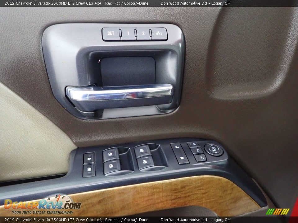 2019 Chevrolet Silverado 3500HD LTZ Crew Cab 4x4 Red Hot / Cocoa/­Dune Photo #14