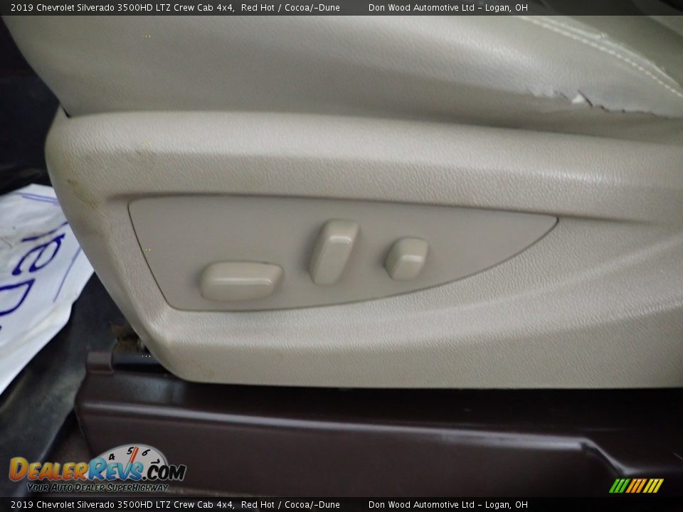 2019 Chevrolet Silverado 3500HD LTZ Crew Cab 4x4 Red Hot / Cocoa/­Dune Photo #15