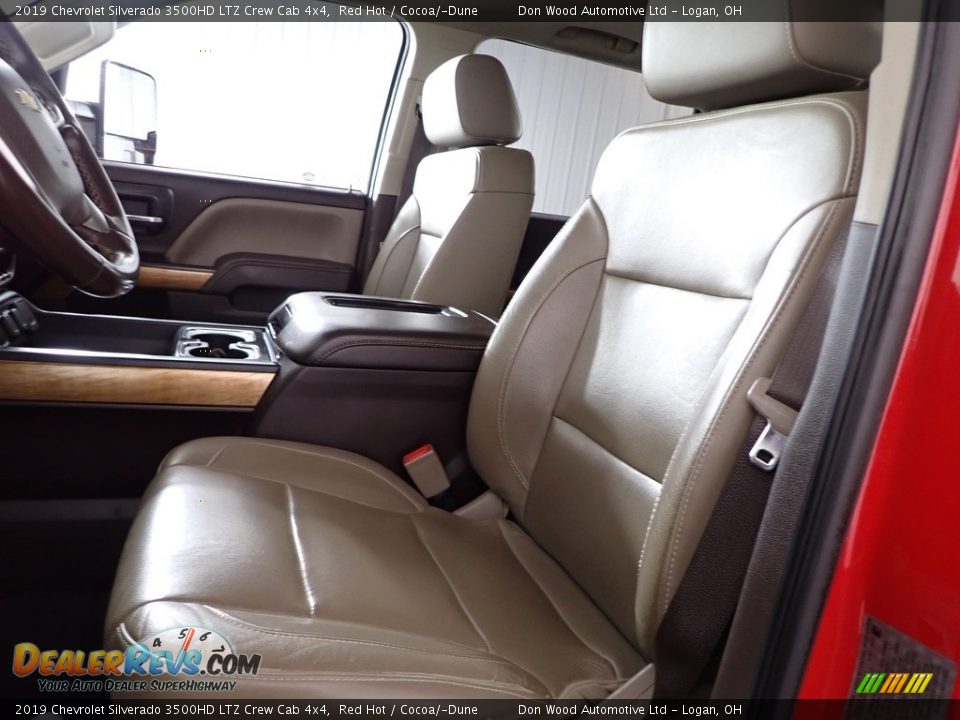 2019 Chevrolet Silverado 3500HD LTZ Crew Cab 4x4 Red Hot / Cocoa/­Dune Photo #16