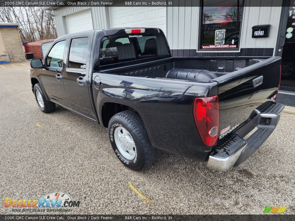 2006 GMC Canyon SLE Crew Cab Onyx Black / Dark Pewter Photo #8