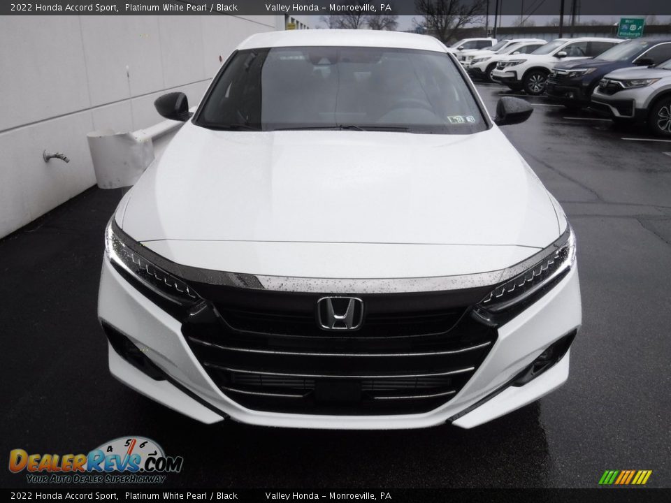 2022 Honda Accord Sport Platinum White Pearl / Black Photo #4