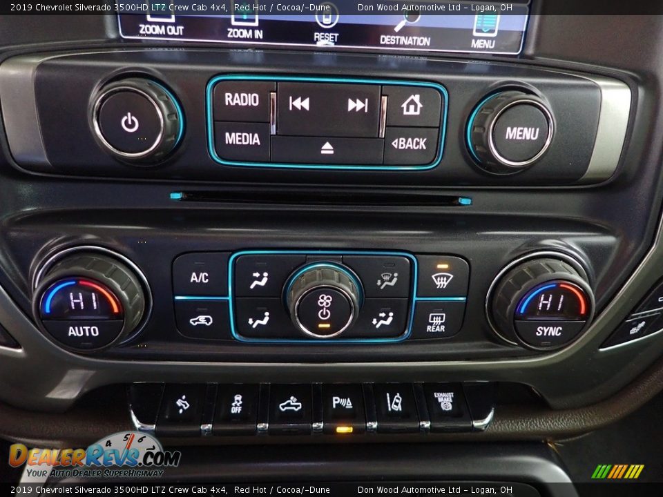 2019 Chevrolet Silverado 3500HD LTZ Crew Cab 4x4 Red Hot / Cocoa/­Dune Photo #21