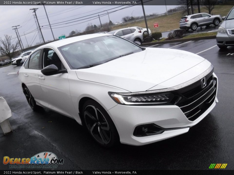 2022 Honda Accord Sport Platinum White Pearl / Black Photo #5