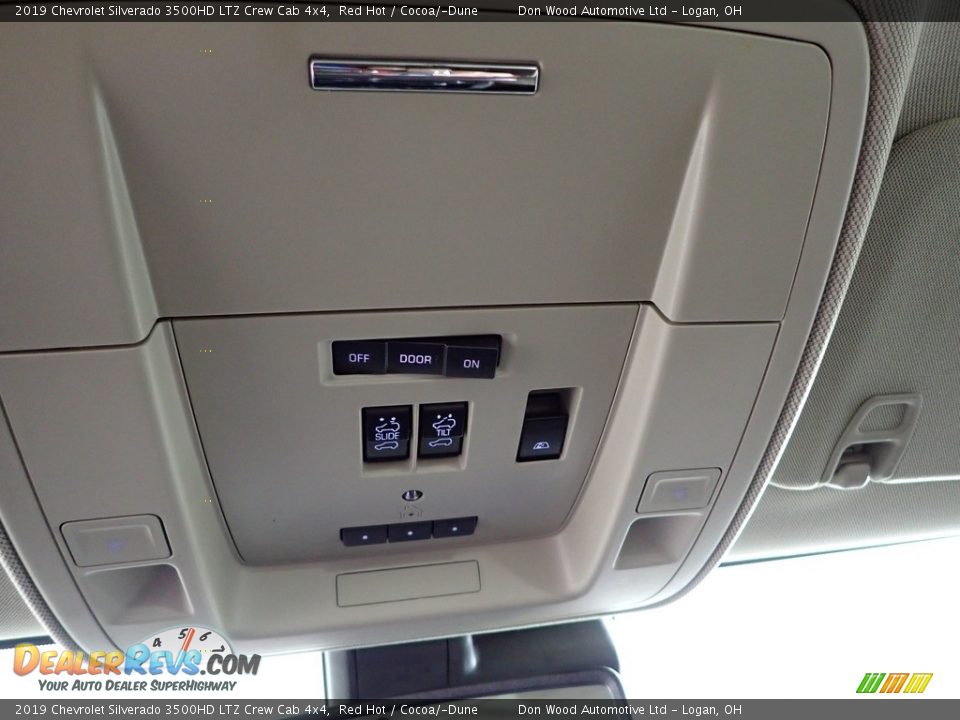 2019 Chevrolet Silverado 3500HD LTZ Crew Cab 4x4 Red Hot / Cocoa/­Dune Photo #23