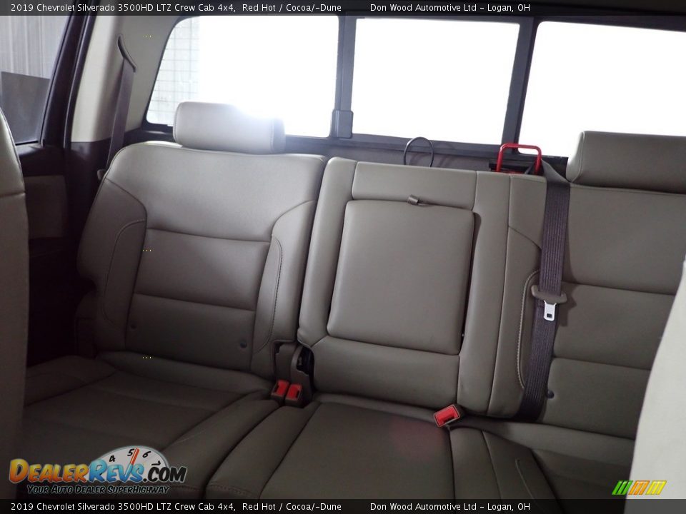 2019 Chevrolet Silverado 3500HD LTZ Crew Cab 4x4 Red Hot / Cocoa/­Dune Photo #24