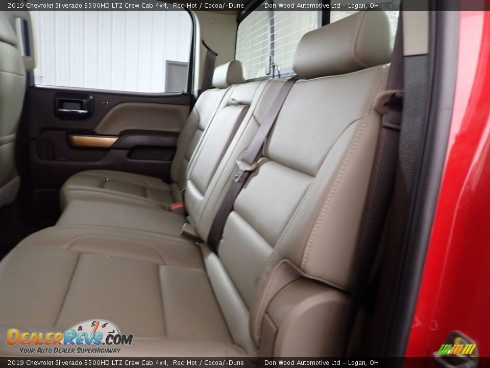 2019 Chevrolet Silverado 3500HD LTZ Crew Cab 4x4 Red Hot / Cocoa/­Dune Photo #26