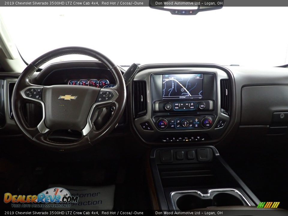 2019 Chevrolet Silverado 3500HD LTZ Crew Cab 4x4 Red Hot / Cocoa/­Dune Photo #27