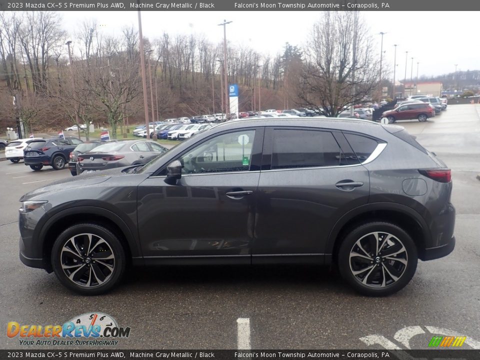 2023 Mazda CX-5 S Premium Plus AWD Machine Gray Metallic / Black Photo #6