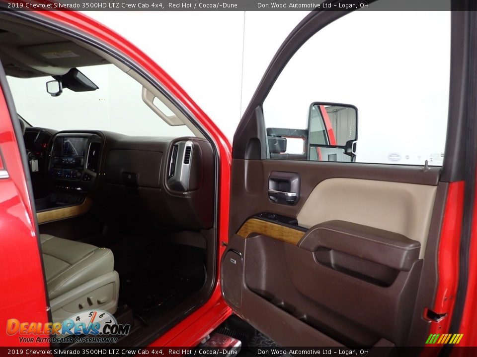 2019 Chevrolet Silverado 3500HD LTZ Crew Cab 4x4 Red Hot / Cocoa/­Dune Photo #28