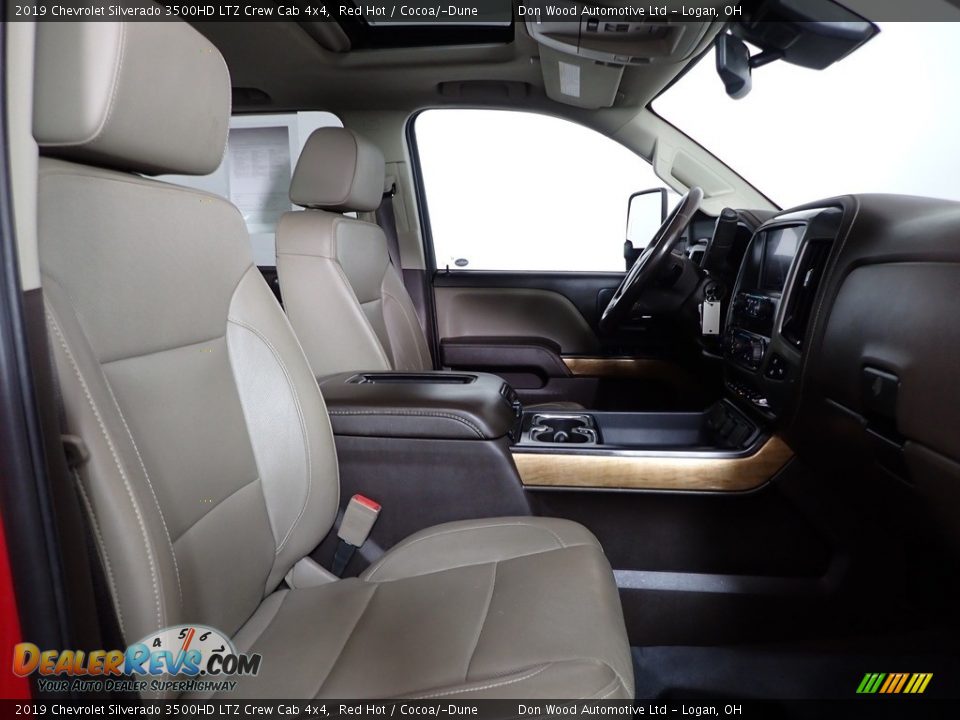 2019 Chevrolet Silverado 3500HD LTZ Crew Cab 4x4 Red Hot / Cocoa/­Dune Photo #29
