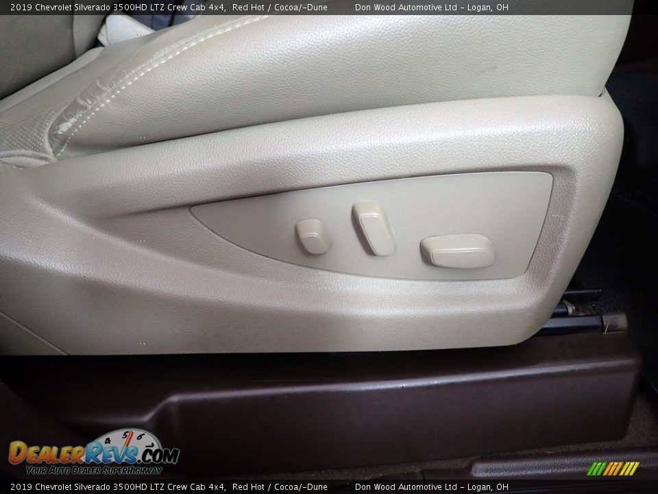 2019 Chevrolet Silverado 3500HD LTZ Crew Cab 4x4 Red Hot / Cocoa/­Dune Photo #30