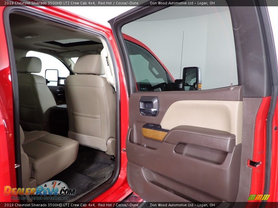 2019 Chevrolet Silverado 3500HD LTZ Crew Cab 4x4 Red Hot / Cocoa/­Dune Photo #31