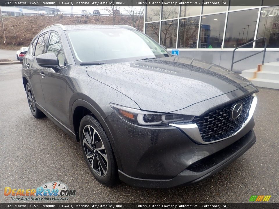 2023 Mazda CX-5 S Premium Plus AWD Machine Gray Metallic / Black Photo #9