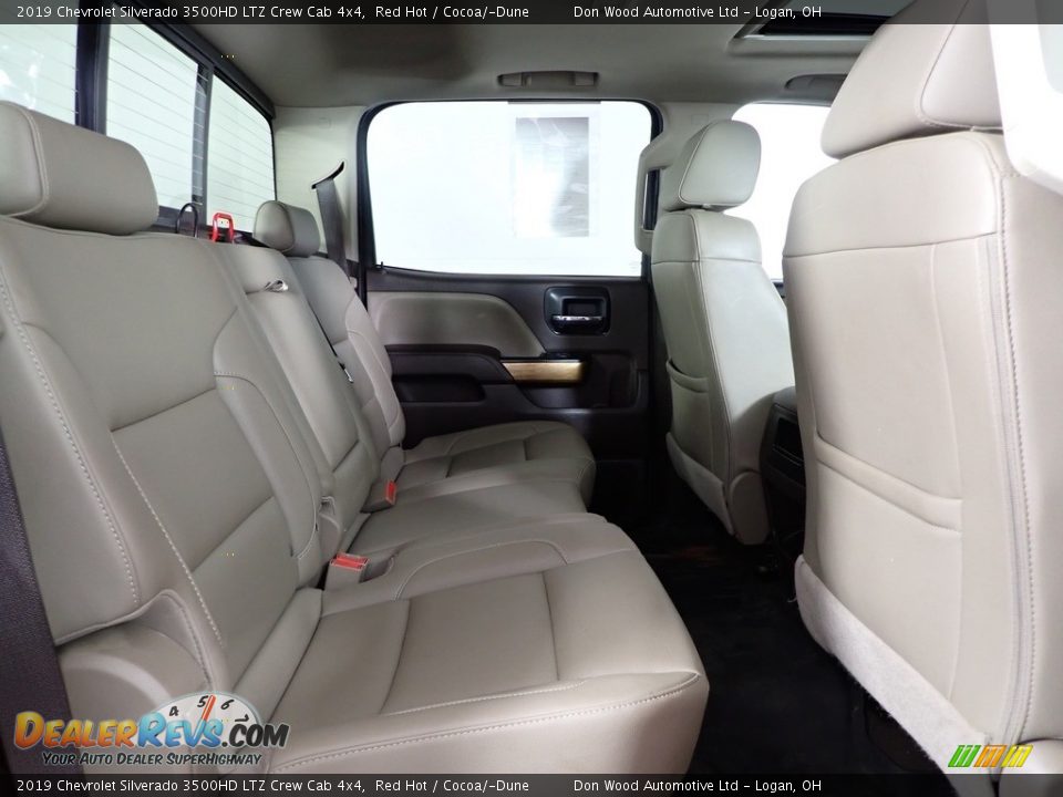 2019 Chevrolet Silverado 3500HD LTZ Crew Cab 4x4 Red Hot / Cocoa/­Dune Photo #32