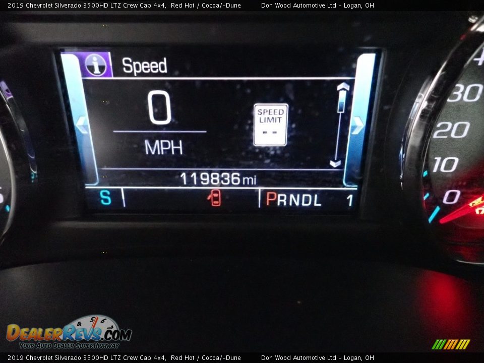 2019 Chevrolet Silverado 3500HD LTZ Crew Cab 4x4 Red Hot / Cocoa/­Dune Photo #34