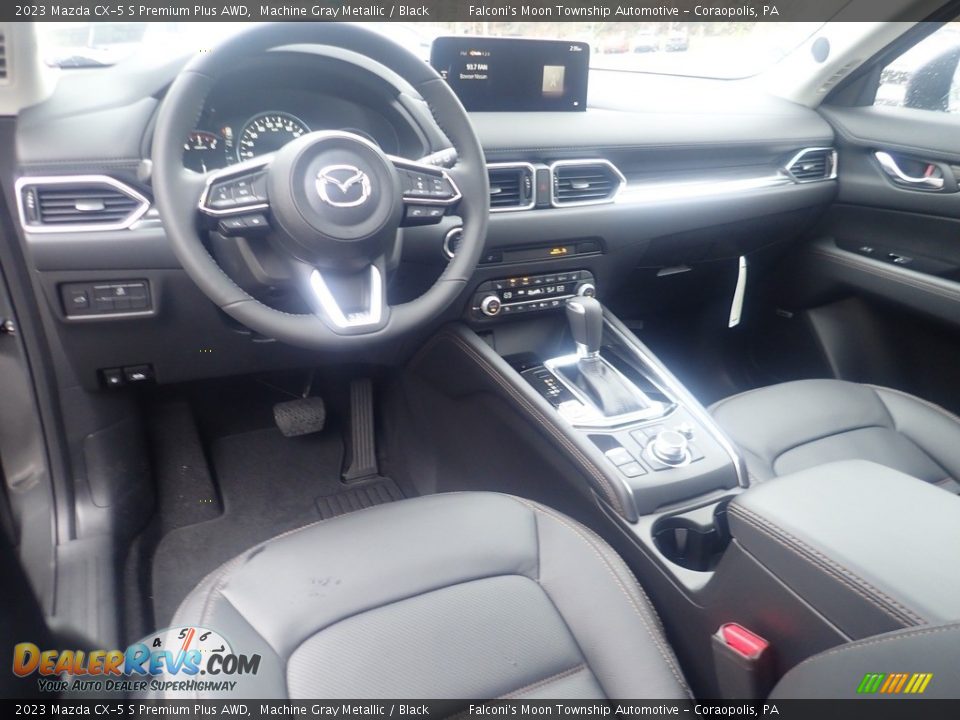 2023 Mazda CX-5 S Premium Plus AWD Machine Gray Metallic / Black Photo #13