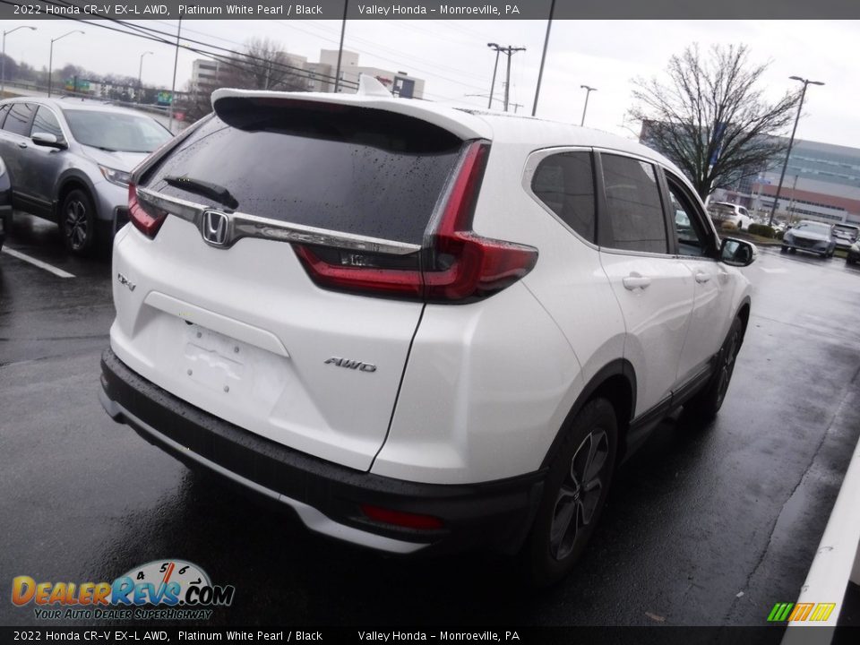 2022 Honda CR-V EX-L AWD Platinum White Pearl / Black Photo #7