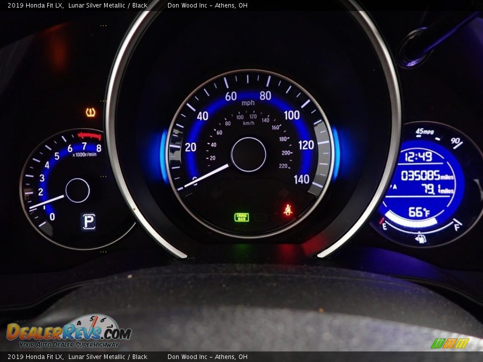 2019 Honda Fit LX Lunar Silver Metallic / Black Photo #2