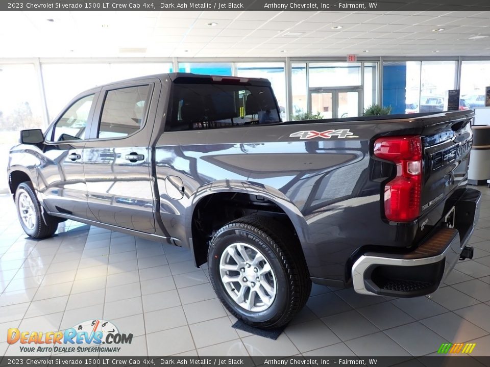 2023 Chevrolet Silverado 1500 LT Crew Cab 4x4 Dark Ash Metallic / Jet Black Photo #6