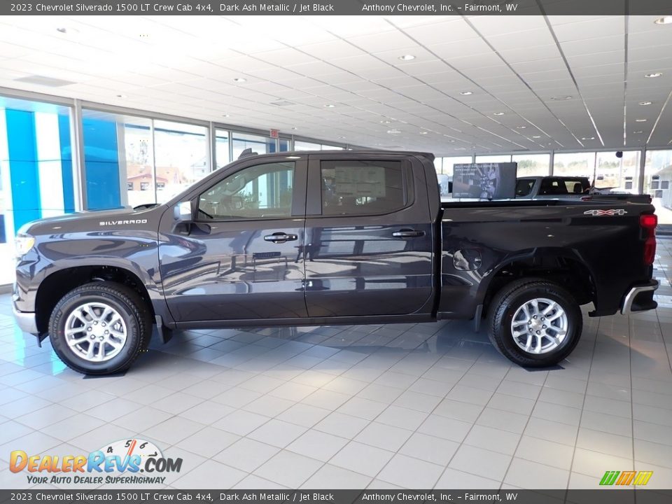 2023 Chevrolet Silverado 1500 LT Crew Cab 4x4 Dark Ash Metallic / Jet Black Photo #7