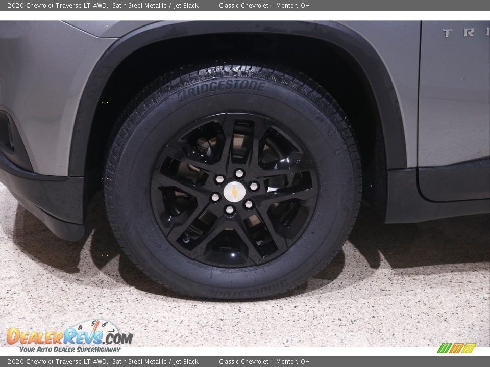 2020 Chevrolet Traverse LT AWD Satin Steel Metallic / Jet Black Photo #23