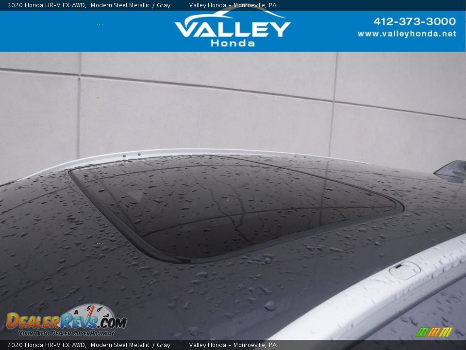2020 Honda HR-V EX AWD Modern Steel Metallic / Gray Photo #3