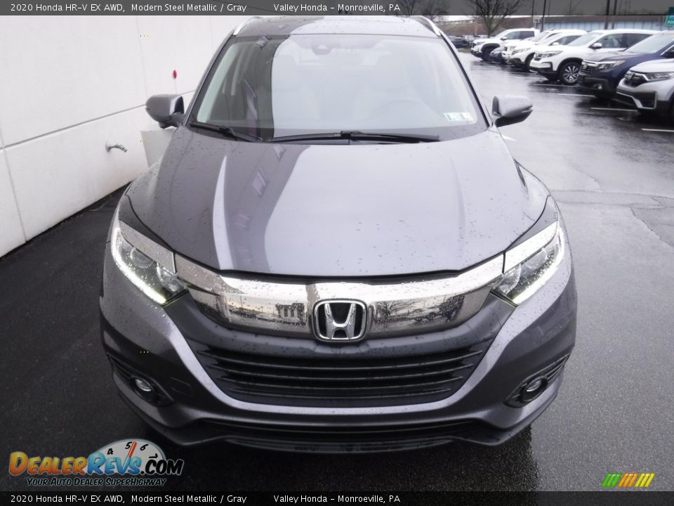 2020 Honda HR-V EX AWD Modern Steel Metallic / Gray Photo #4