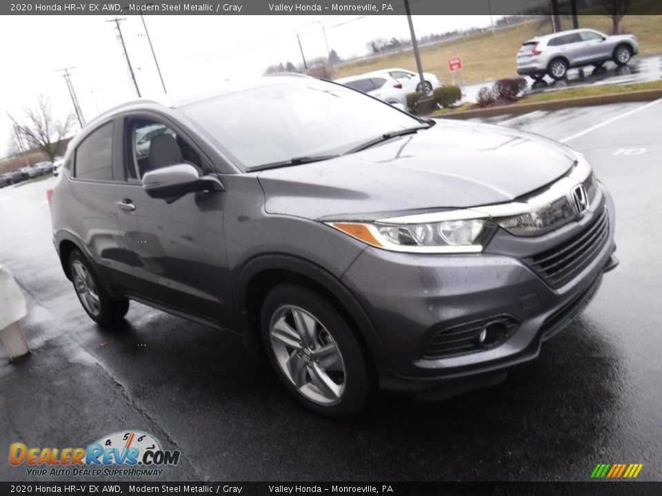 2020 Honda HR-V EX AWD Modern Steel Metallic / Gray Photo #5