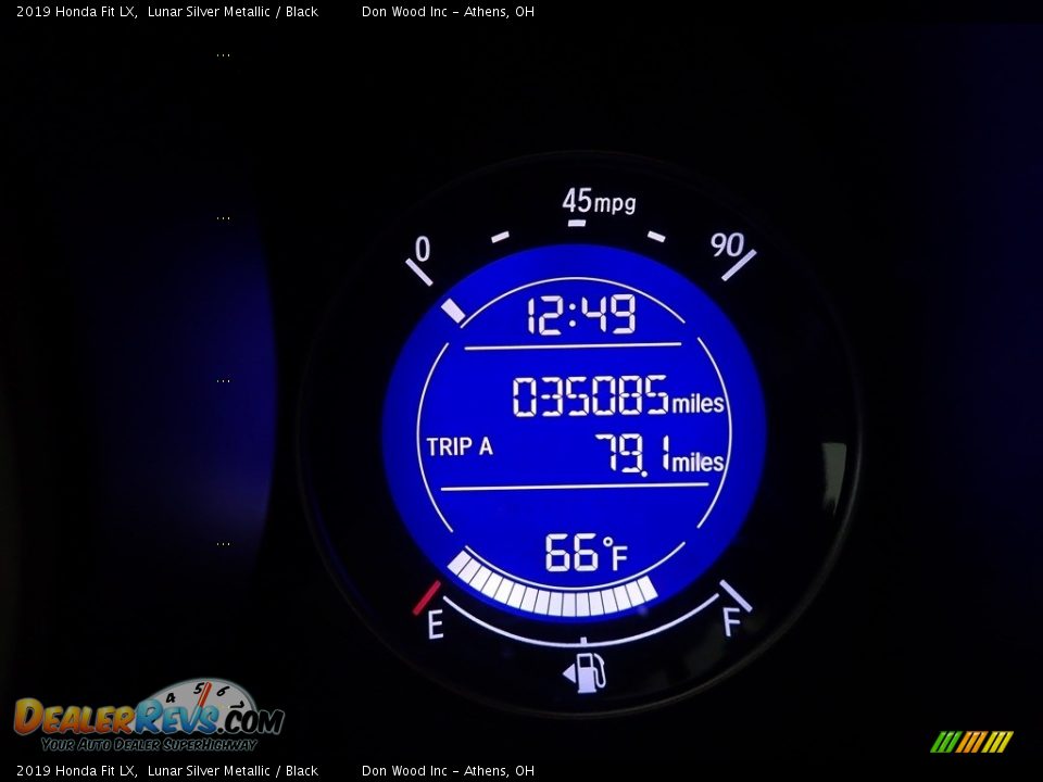 2019 Honda Fit LX Lunar Silver Metallic / Black Photo #20