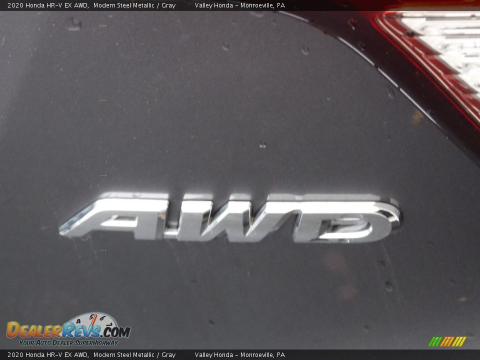 2020 Honda HR-V EX AWD Modern Steel Metallic / Gray Photo #8
