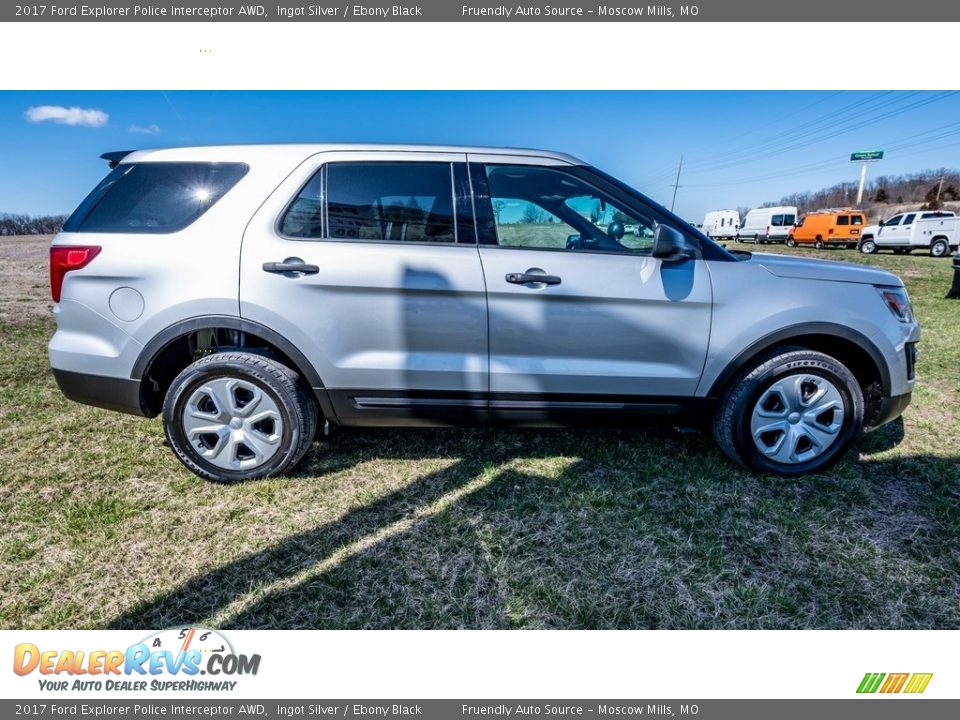 2017 Ford Explorer Police Interceptor AWD Ingot Silver / Ebony Black Photo #2