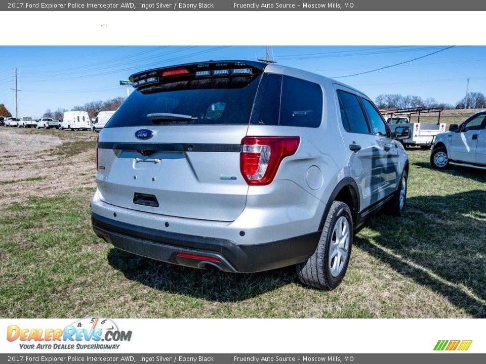 2017 Ford Explorer Police Interceptor AWD Ingot Silver / Ebony Black Photo #3