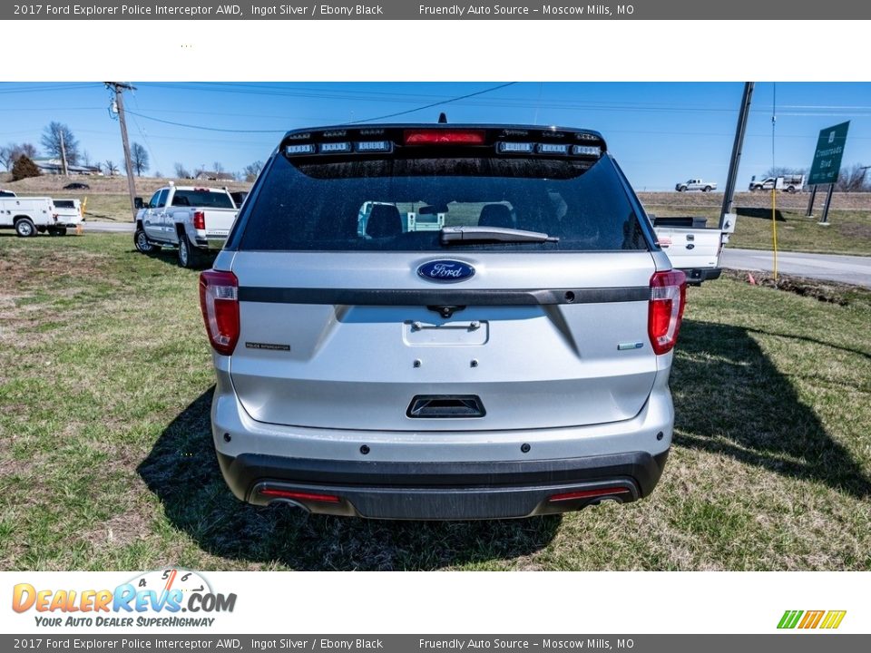 2017 Ford Explorer Police Interceptor AWD Ingot Silver / Ebony Black Photo #4