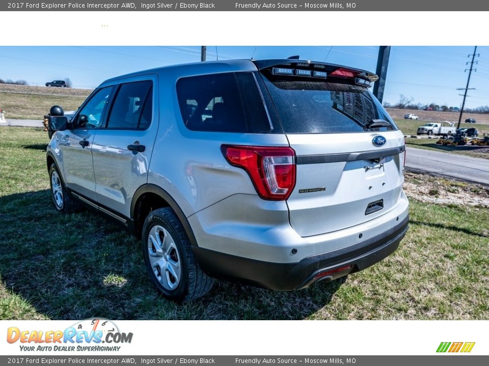 2017 Ford Explorer Police Interceptor AWD Ingot Silver / Ebony Black Photo #5