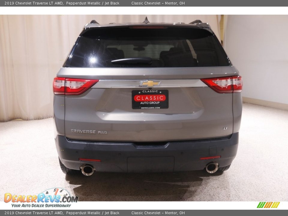 2019 Chevrolet Traverse LT AWD Pepperdust Metallic / Jet Black Photo #21