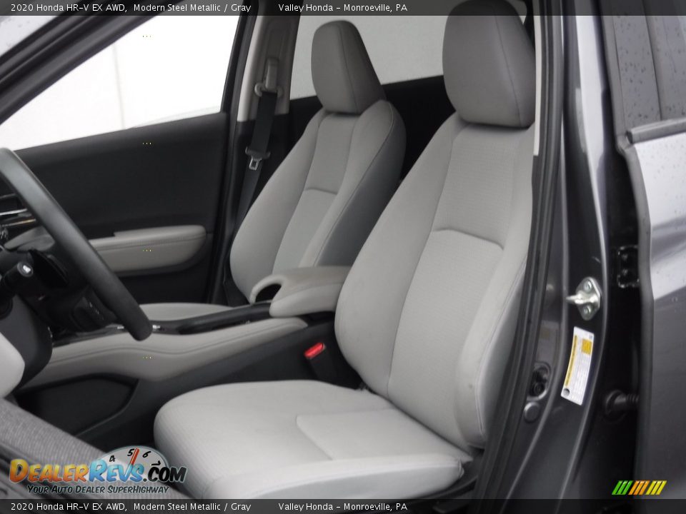 2020 Honda HR-V EX AWD Modern Steel Metallic / Gray Photo #15