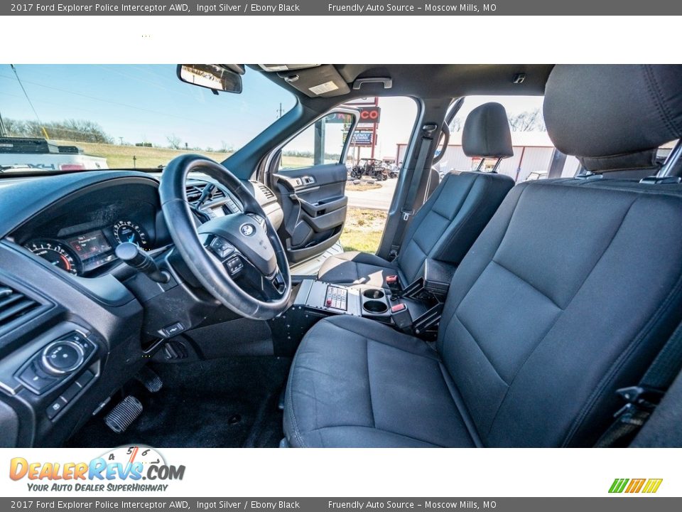 2017 Ford Explorer Police Interceptor AWD Ingot Silver / Ebony Black Photo #11