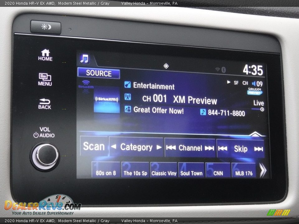 2020 Honda HR-V EX AWD Modern Steel Metallic / Gray Photo #18