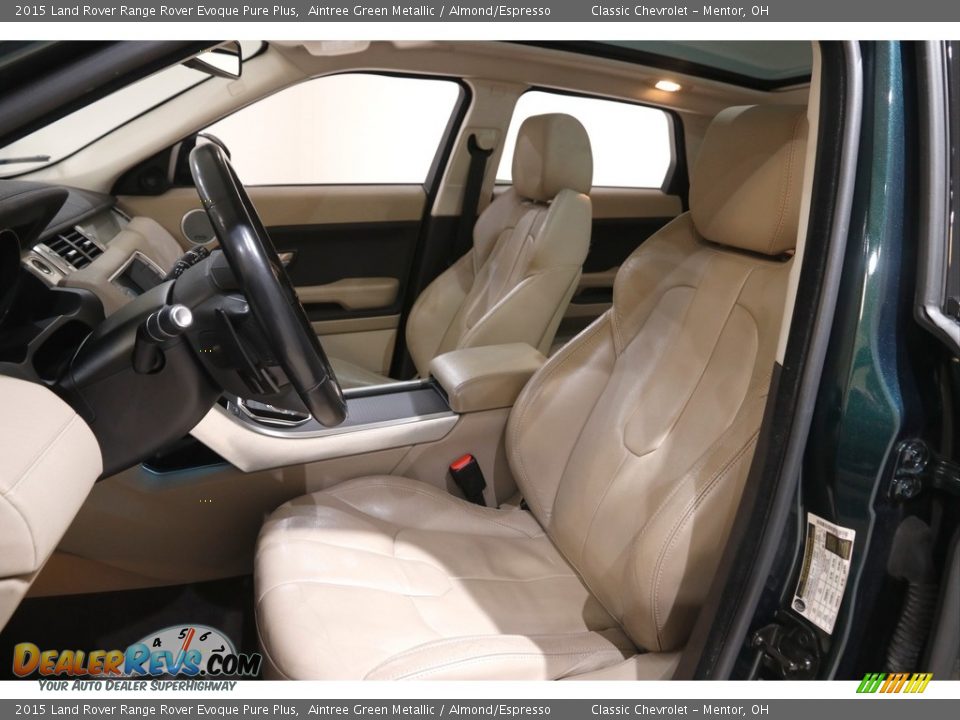 Front Seat of 2015 Land Rover Range Rover Evoque Pure Plus Photo #5